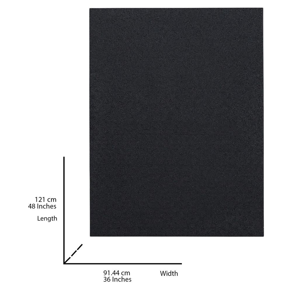 MOHAWK HOME Recycled Rubber Mat 91.44 cm x 121 cm / 36" x 48" - 486332 ebuystt