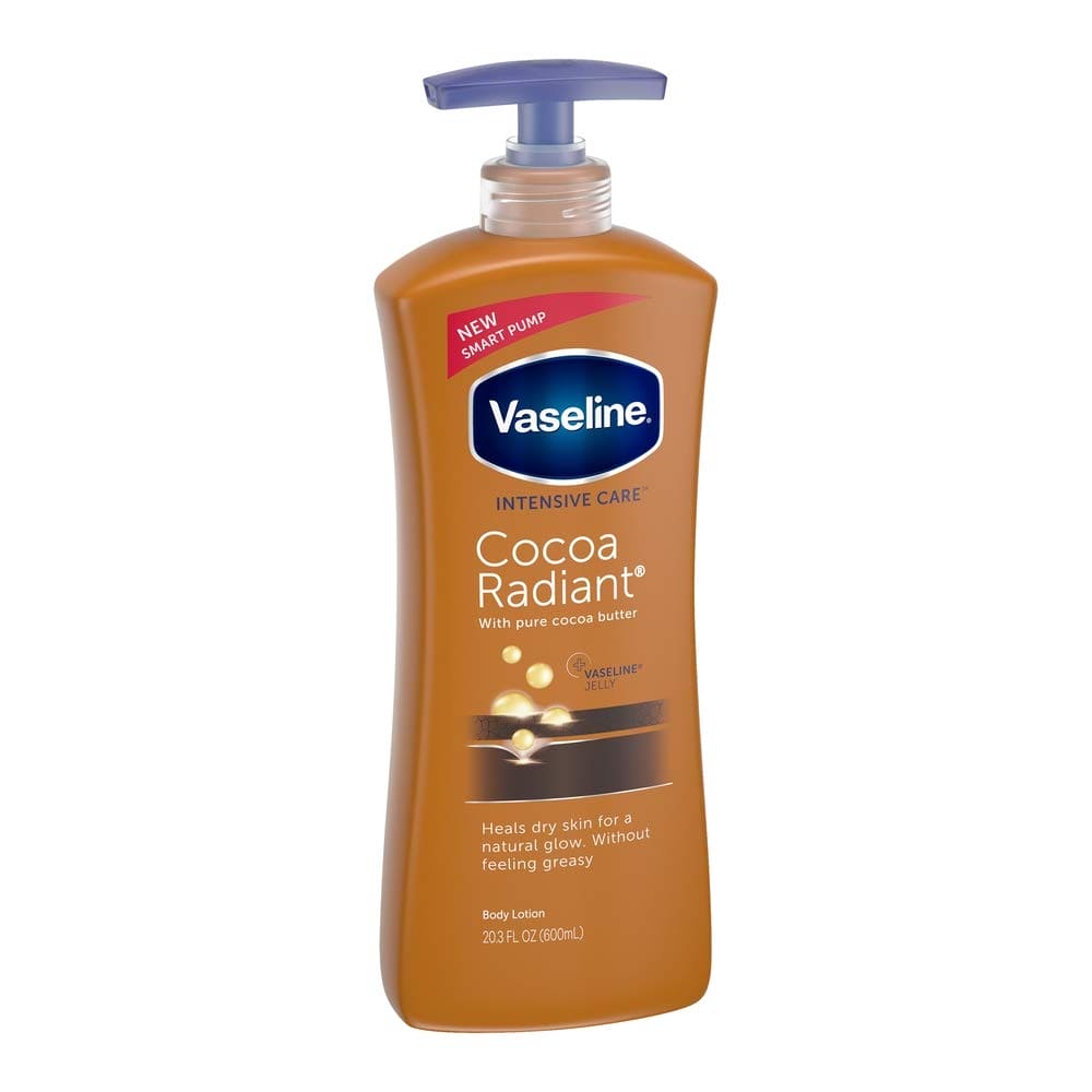 Vaseline Intensive Care Lotion Cocoa Radiant 20.3 Ounce Pump (600ml) - 30521013442 Pie's Variety Store