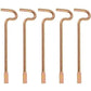 Bedroom/Bathroom Door Emergency Keys Compatible with Kwikset Interior Levers and Knobs (5) Non Applicable