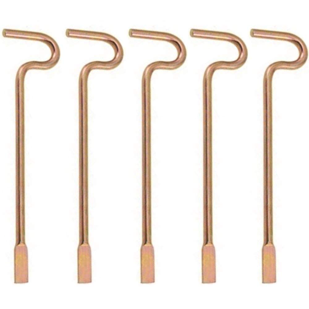 Bedroom/Bathroom Door Emergency Keys Compatible with Kwikset Interior Levers and Knobs (5) Non Applicable