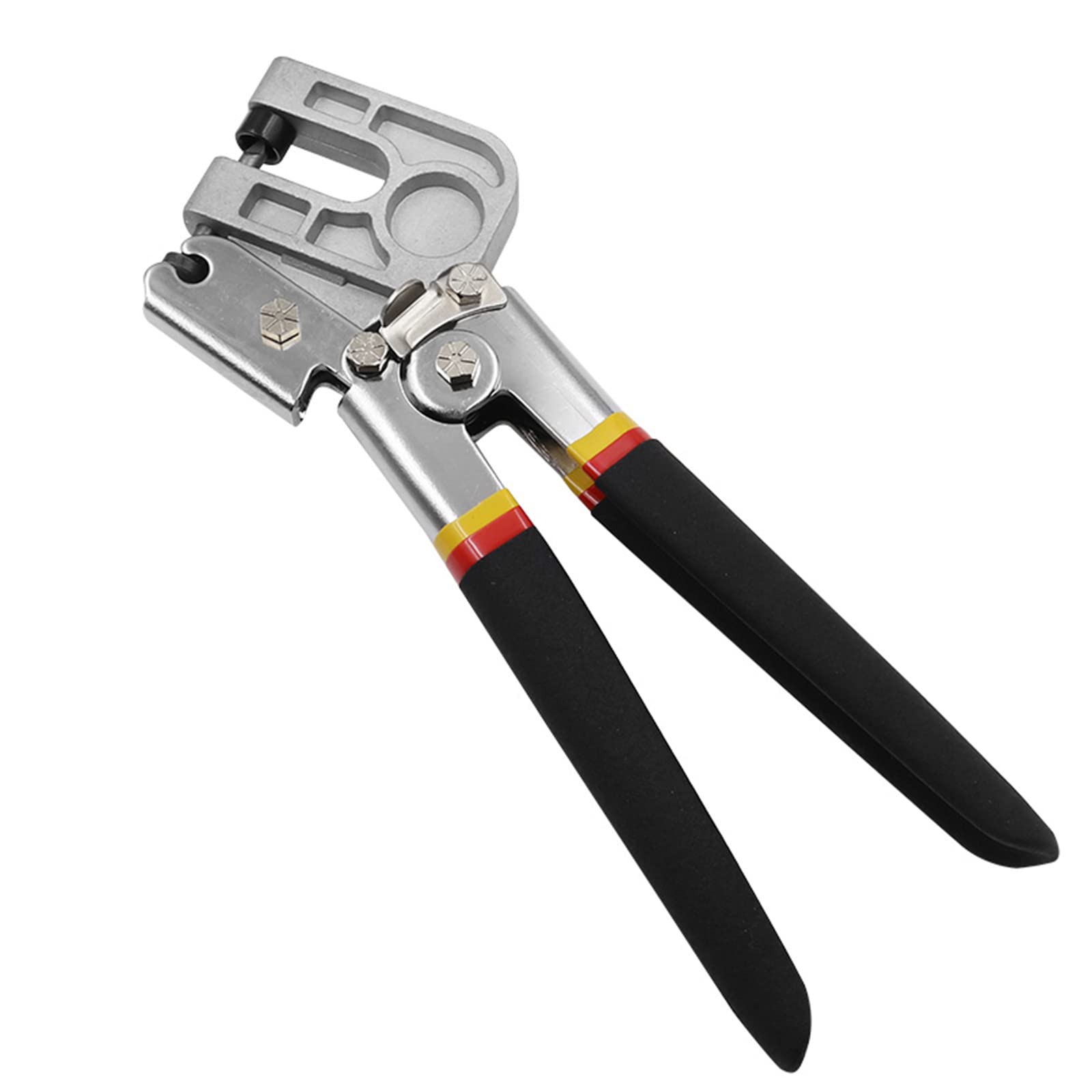 10 Inch High-Carbon Steel Metal Steel Stud Crimper, TPR Handle Stud Crimper Plaster Board Drywall Tool,Punch Lock Framing Fastening Crimping Hand Tool Yuudar