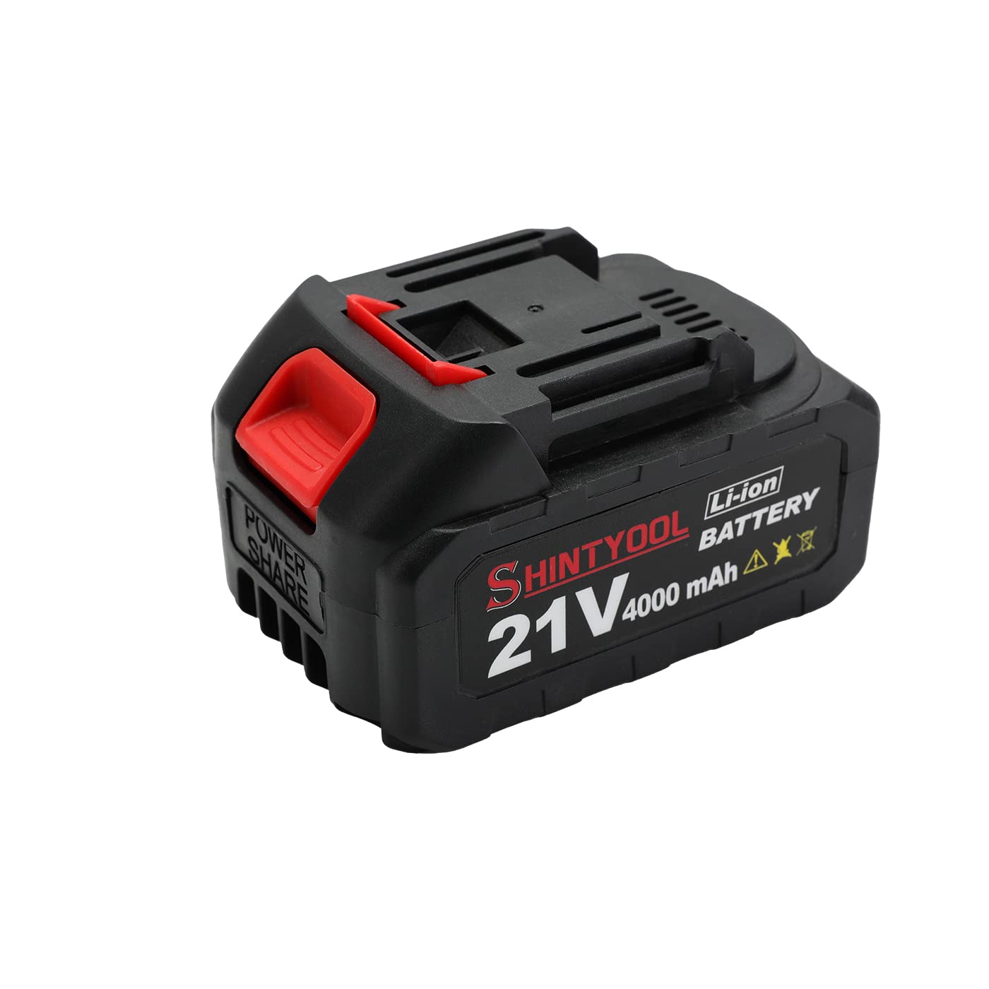 SHINTYOOL 21v Lithium Battery - 4.0 Ah Battery with Charger Adapter Led Indicator Compatible with Leaf Blower SHINTYOOL