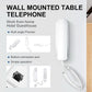 OF-990 Slimline Telephone Adjustable Volume Ringtone Wall-Mountable Basic Corded Telephone No AC Power Required, Corded Home Phone XLHTEE