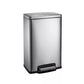 Tramontina 13 Gal Step Trash Can, Stainless Steel Tramontina