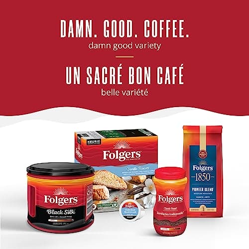 Folgers 1850 Pioneer Blend, Ground Coffee, 340g/12oz., Argos Distributor