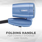 Conair 1600 Watt Compact Hair Dryer with Folding Handle is conveniently transportable, compact and equipped with dual voltage for worldwide travel- C-124N ebuystt