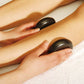 Amethyst Lake Hot Stones Massage Set With Warmer Pot - 36 Basalt Hot Stone 6 Quart Oven Water Heater Kit, Portable & Perfect for Salon and Home Use with Black Velvet Drawstring Bag & Wood Spatula Amethyst Lake