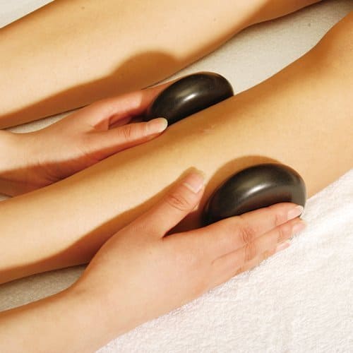 Amethyst Lake Hot Stones Massage Set With Warmer Pot - 36 Basalt Hot Stone 6 Quart Oven Water Heater Kit, Portable & Perfect for Salon and Home Use with Black Velvet Drawstring Bag & Wood Spatula Amethyst Lake