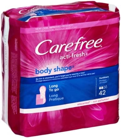 CAREFREE BODY SHAPE LONG UNSCENTED 42CT - CFBSLU42 Pie's Variety Store