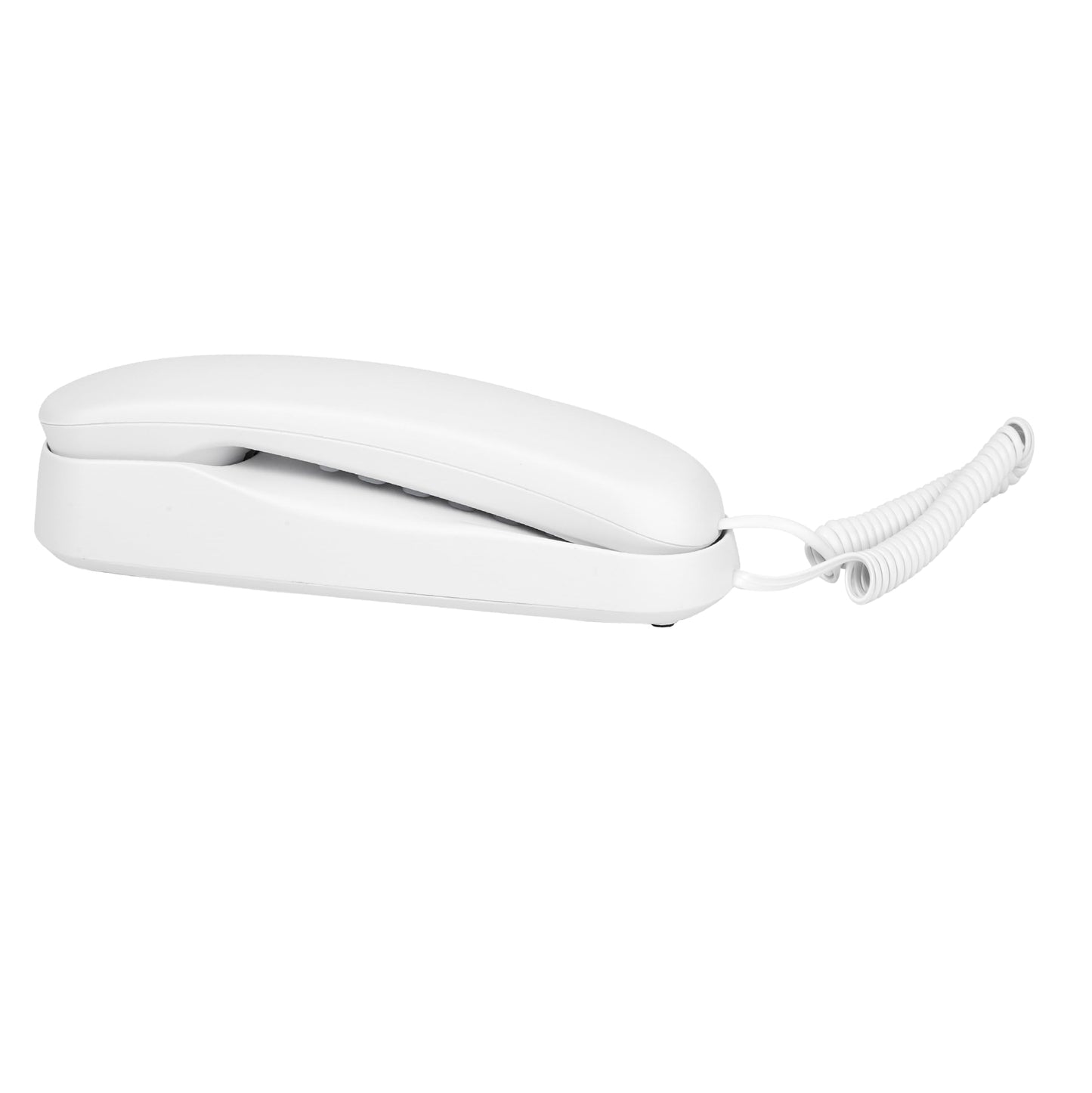 OF-990 Slimline Telephone Adjustable Volume Ringtone Wall-Mountable Basic Corded Telephone No AC Power Required, Corded Home Phone XLHTEE