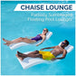 SwimWays Terra Sol Sonoma 2-in-1 Adult Pool Floats & Patio Lounge Chair, Durable Beach Chair & Outdoor Chaise Lounge, White ebuys