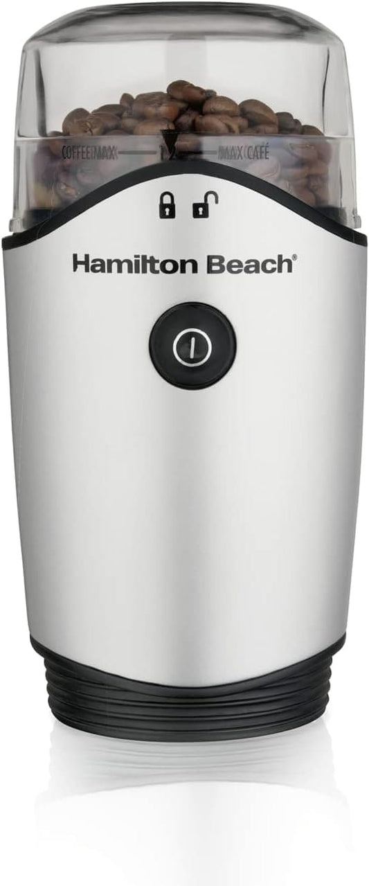 Hamilton Beach 4.5oz Electric Coffee Grinder For Beans, Spices & More, Stainless Steel Blades, Silver (80350RV) Argos Distributors