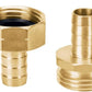 Truper 12704 / CFM-1/2B - 1/2" (13 mm) Brass Male/Female Hose Connectors ebuystt