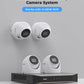 (Hikvision Compatible) H.VIEW 5MP Outdoor POE Camera Dome Turret IP Security Camera, 100ft IR Night Vision, 2.8mm Fixed lens, H.265+ IP PoE Outdoor Camera, RTSP,RTMP WDR,Support SD Card H.VIEW