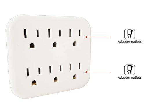 STRATA 6-OUTLET SURGE PROTECTOR - FL-JC23 MEGA