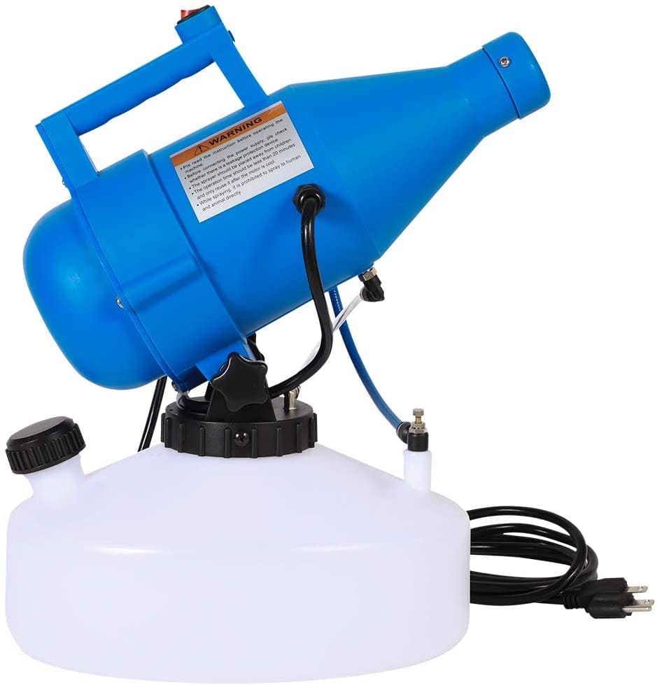 4.5L (1.2 Gallon) Electric ULV Portable Fogger Sprayer Machine Cold Fogger Machine Spraying Distance 30ft for Home,Hotel,Church,School,Yard Konideke