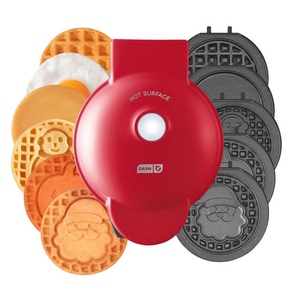 Dash Non-Stick Waffle Maker with 7 Removable Plates with Themed Design-495171