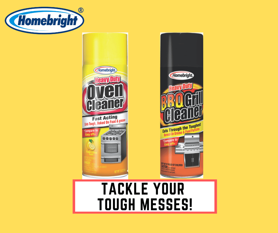 Homebright Bbq Grill Cleaner 13oz. - Enjoy a well-maintained cooking station with the help of this BBQ Grill Cleaner. It is formulated to break down tough burned-on food pieces and eliminate pesky grease buildup - 84960701443 Pie's Variety Store