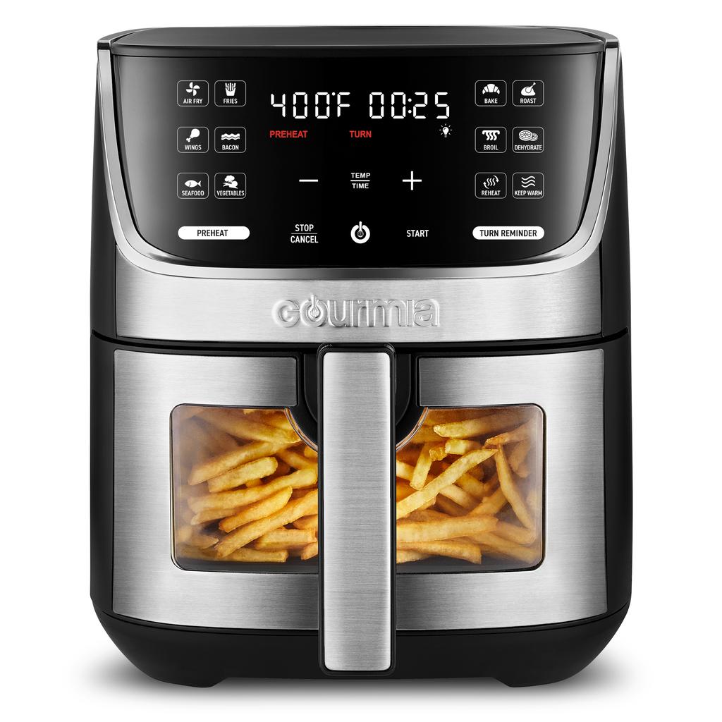 Gourmia Stainless Steel Air Fryer 6.62 L / 7 qt-487710 ebuystt