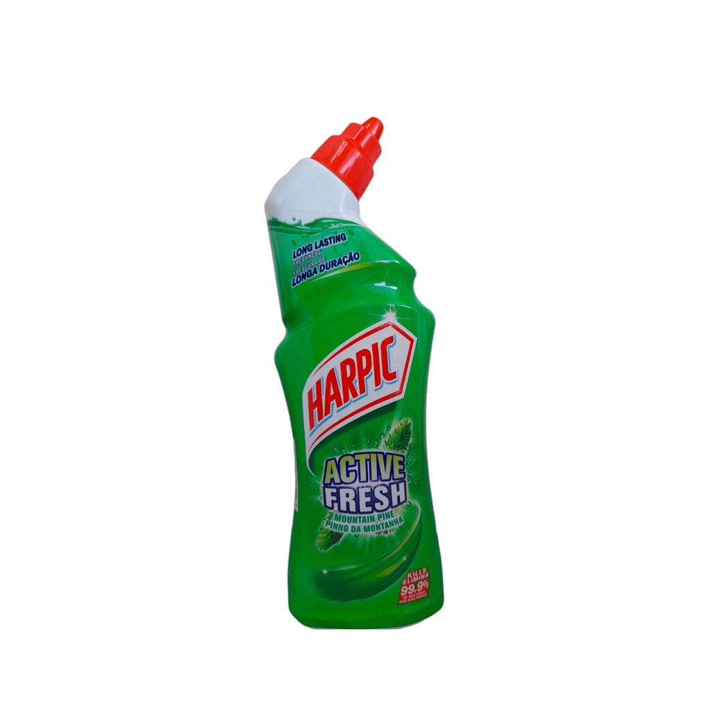 Harpic Active Fresh 3 Units / 750 mL / 25.3 oz toilet cleaner that brings you long-lasting freshness with a refreshing fragrance of fresh mountain pine active-423485 dayana sifontes