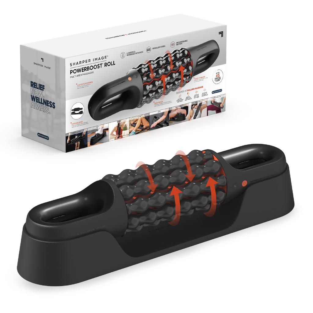 Sharper Image Powerboost Roll 6-Speed Multi-Area Massager-512031 EBUYSTT