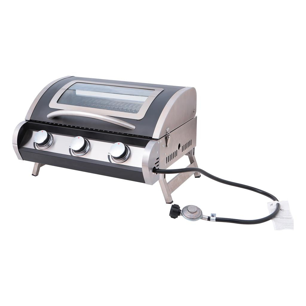 NXR Portable 3-Burner Gas Grill-511561 ebuystt