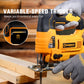 WORKSITE Corded Jig Saw 650W Electric Power Variable Speed 3000RPM Handheld Woodworking Cutting Wood Jig Saws-JS283-110V Worksite Power Tools