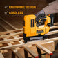 WORKSITE 2-In-1 Brad Nailer Stapler 18 Gauge Battery Powered Portable Nail Gun Compatible with 3/4 Inches~2Inches Nails and 3/4 Inches~1-9/16 inches Staples- CNT116 Worksite Power Tools