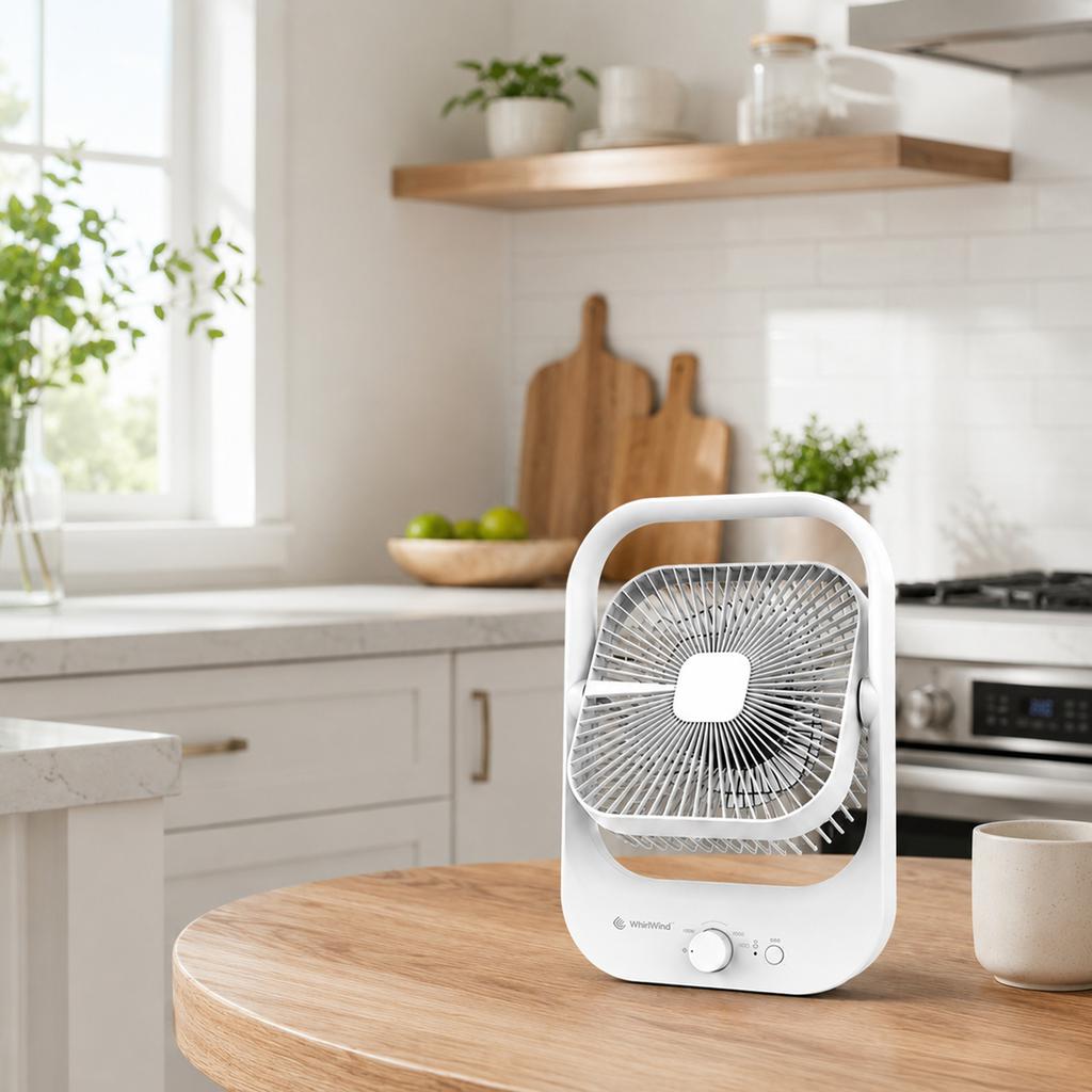 Whirlwind Rechargeable 2 in 1 Fan and Lamp 20.32 cm / 8" 20017666 - 527702 ebuystt