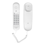 OF-990 Slimline Telephone Adjustable Volume Ringtone Wall-Mountable Basic Corded Telephone No AC Power Required, Corded Home Phone XLHTEE