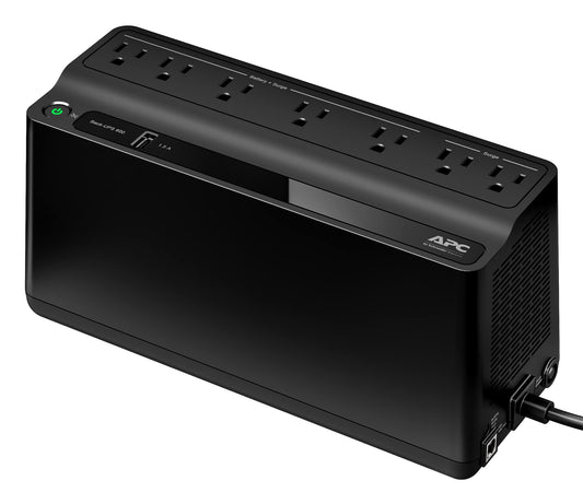 APC UPS 600VA/330W UPS Battery Backup for Computer, Router, NAS, BE600M1 APC