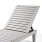Nestl Patio Chairs - Waterproof Outdoor Chaise Lounge Chair, Set of 4 Adjustable Lawn Chairs, Lightweight Grey Chaise Lounge Outdoor ebuys