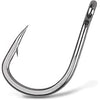 Saltwater Live Bait Fishing Hooks- 35pcs Inline Circle Hooks Catfish Bait Fish Hooks 2X Strong Stainless Steel Hooks for Big Game Fishing-Size 12/0-35pcs