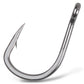 Saltwater Live Bait Fishing Hooks- 35pcs Inline Circle Hooks Catfish Bait Fish Hooks 2X Strong Stainless Steel Hooks for Big Game Fishing 1/0-12/0 SILANON