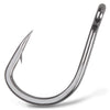 Saltwater Live Bait Fishing Hooks- 35pcs Inline Circle Hooks Catfish Bait Fish Hooks 2X Strong Stainless Steel Hooks for Big Game Fishing 1/0-12/0