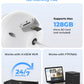 (Hikvision Compatible) H.VIEW 5MP Outdoor POE Camera Dome Turret IP Security Camera, 100ft IR Night Vision, 2.8mm Fixed lens, H.265+ IP PoE Outdoor Camera, RTSP,RTMP WDR,Support SD Card H.VIEW