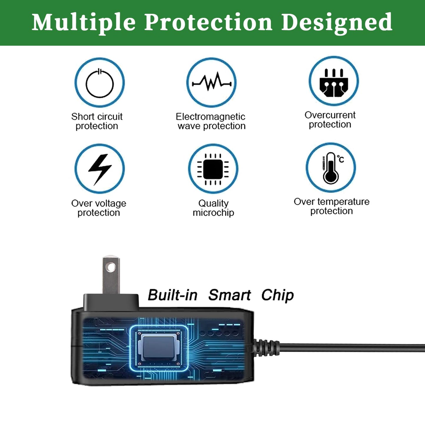 21V Lithium Battery Charger for 20V/21V Power Tools - Compatible with Mini Chainsaw, Hand Drills, Electric Wrenches, Screwdrivers - Fast Charging & Overload Protection. Gonine