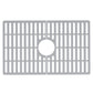 VIGO 24 in. x 15 in. Silicone Kitchen Sink Protective Bottom Grid for Single Bowl 27-in Sink in Gray - VGSG2718 VIGO