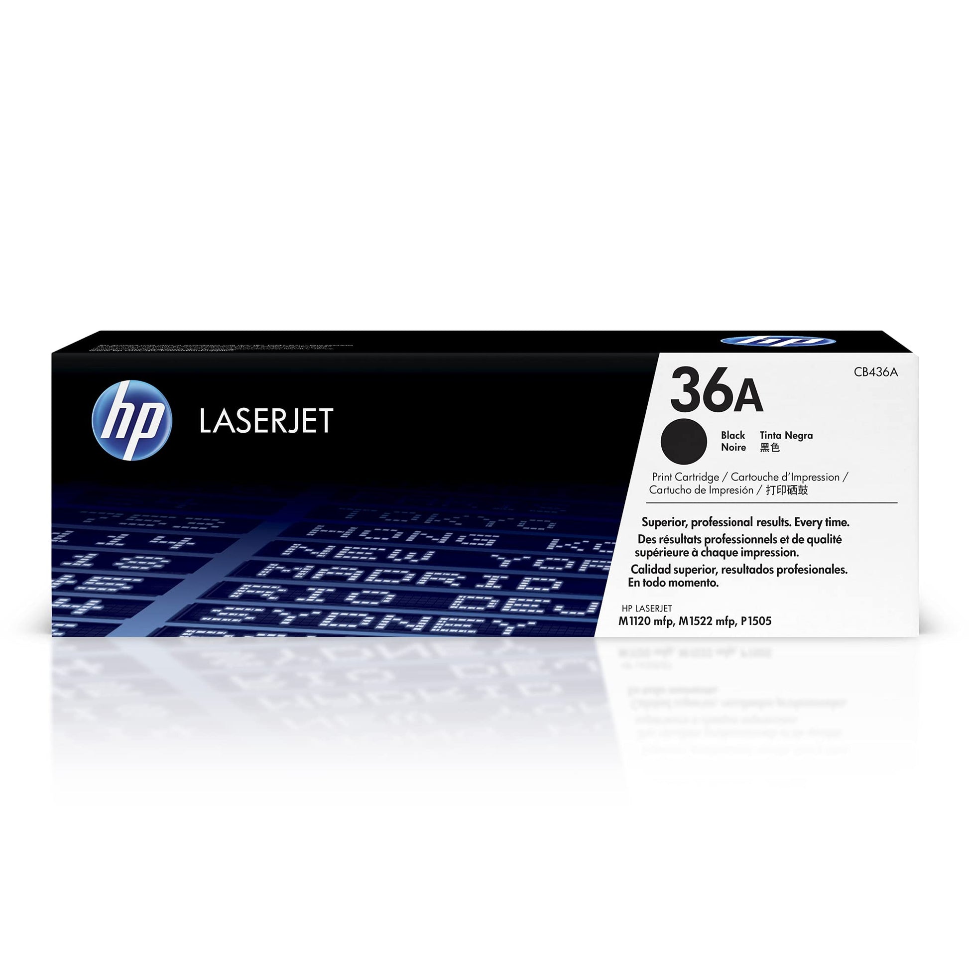 HP 36A Black Original LaserJet Toner Cartridge -  CB436A ebuystt