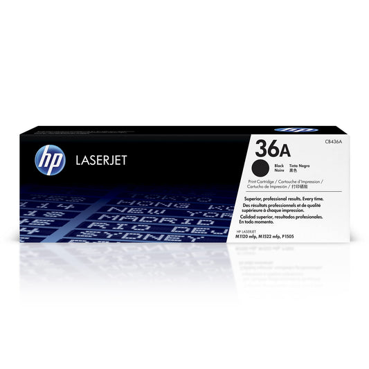HP 36A Black Original LaserJet Toner Cartridge -  CB436A ebuystt