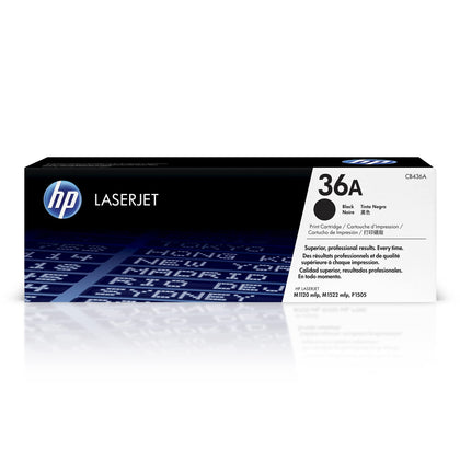 HP 36A Black Original LaserJet Toner Cartridge -  CB436A