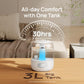DREO Humidifiers for Bedroom, 3L Top Fill 30H & 26dB Quiet Runtime for Large Room, Cool Mist Ultrasonic Humidifier with Humidity Sensor, Night Light for Home, Baby, Nursery, Plants, New Edition DREO