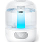 DREO Humidifiers for Bedroom, 3L Top Fill 30H & 26dB Quiet Runtime for Large Room, Cool Mist Ultrasonic Humidifier with Humidity Sensor, Night Light for Home, Baby, Nursery, Plants, New Edition DREO