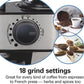 HAMILTON BEACH 80385 FLAT BURR COFFEE GRINDER - HTBQM80385 Pie's Variety Store