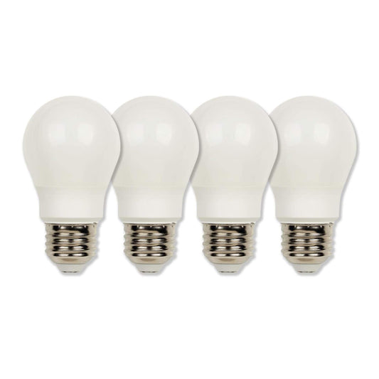 Westinghouse 4513620 A15 LED Light Bulb with Medium Base (4 Pack), Four Pack 60 Watt Equivalent Soft White, 4 Count Westinghouse