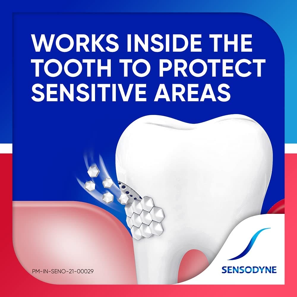 Sensodyne Fresh Mint Sensitivity Toothpaste for Sensitive Teeth and Fresh Breath, 4 Oz - 31015808111 Pie's Variety Store