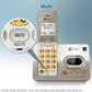 AT&T EL52313 3-Handset Cordless Phone with Answering System & Extra-large Backlit Keys, Light champagne, 3 Handsets AT&T