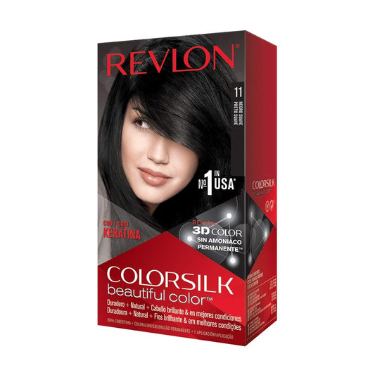 Revlon ColorSilk Beautiful Color, Soft Black [#11] - 30997869511 Pie's Variety Store