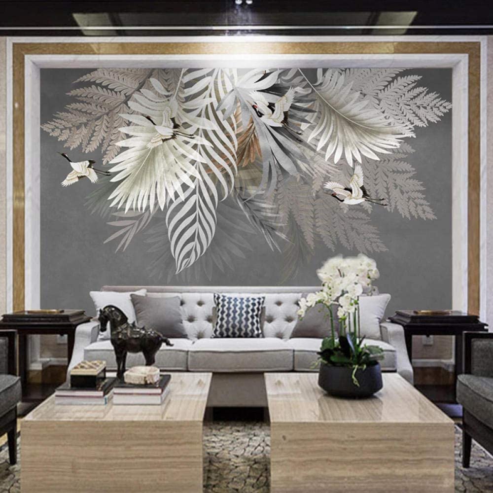 Kitchen Wallpapers,Photo Wallpaper 3D Plant Beautiful Leaves Self-Adhesive Wall Murals Art Wall Photo Print Picture Design Wall Paper for Living Room Bedroom Home Decoration , 140 x 70 cm (WxH) ZLJBB