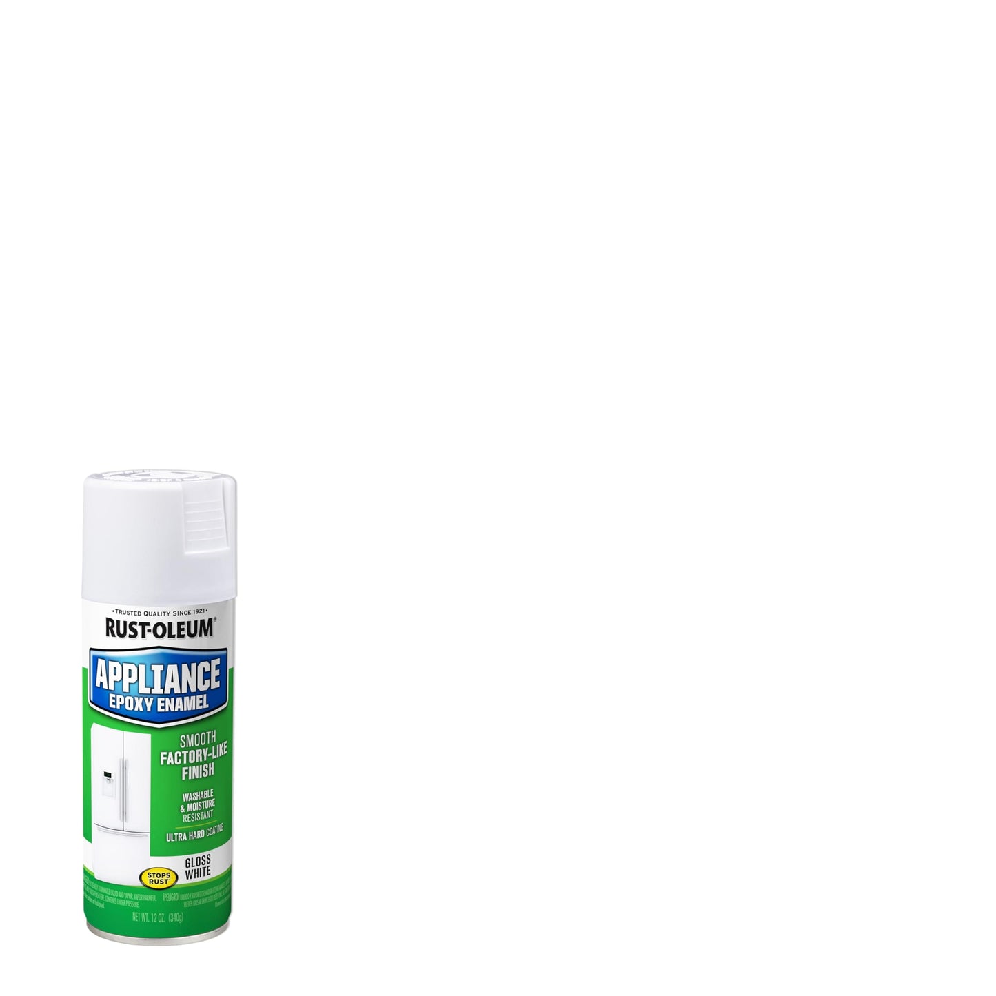 Rust-Oleum 7881830 Specialty Appliance Epoxy Spray Paint, 12 oz, White Rust-Oleum